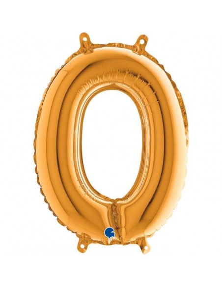 Globo 40" mylar Letra "O" Gold GRABO