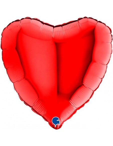 Globo 18" mylar Corazón Rojo "Heart Red" GRABO