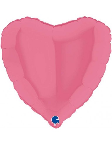 Globo 18" mylar Corazón "Bubble Gum"