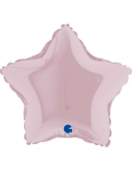 Globo 9" / 25cm mylar Estrella Rosa "Pink" GRABO