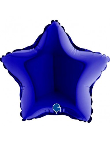 Globo 9" mylar Estrella Azul Navy \\\"Blue Navy\\\"