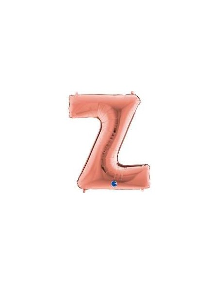 Globo Mylar letra "Z" 40" - 100 cm Rose gold GRABO