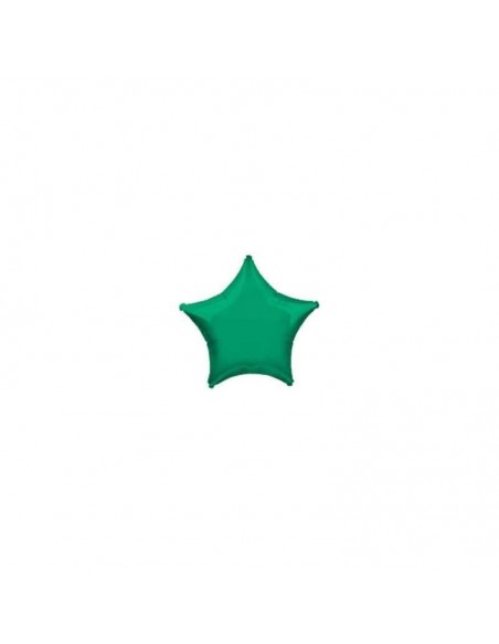 Globo Mylar 17"  44 cm  Estrella verde GRABO