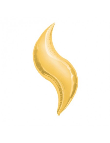 GLOBO FOIL CURVA 28" 71CM GOLD 1PZ KALEIDOSCOPE