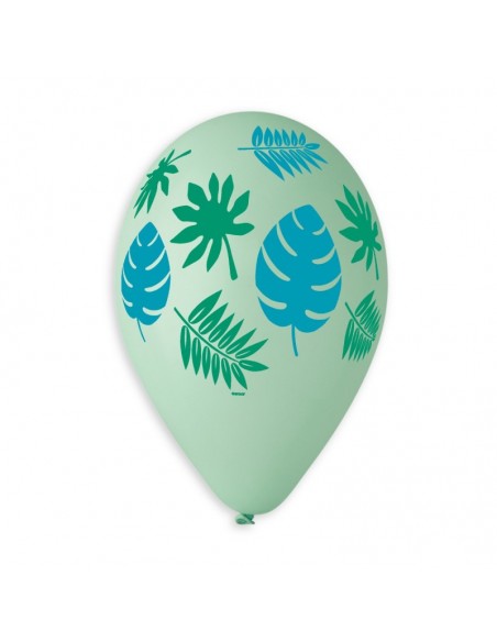 Gemar Print 727 large tropical leaves - 33cm / 13" - G120 - 50pcs G...