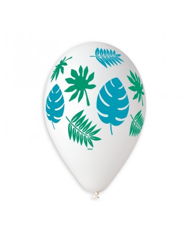 Gemar Print 727 large tropical leaves - 33cm / 13" - G120 - 50pcs G...