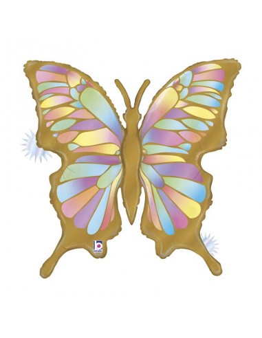 Globo 33" super shape mariposa OPAL