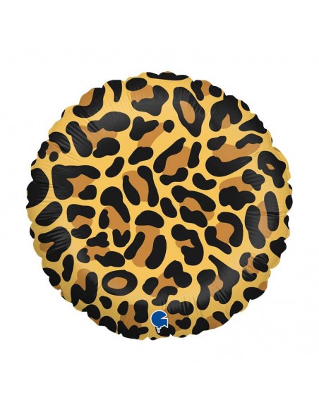 GLOBO 18" 46CM mylar Leopardo "Leopard Spots GRABO