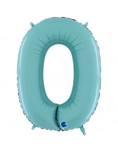 Globo 26" Mylar Celeste pastel N. "0" GRABO