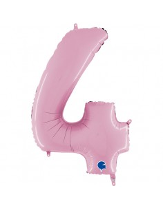 Globo 26" Mylar ROSA pastel N. "4" GRABO