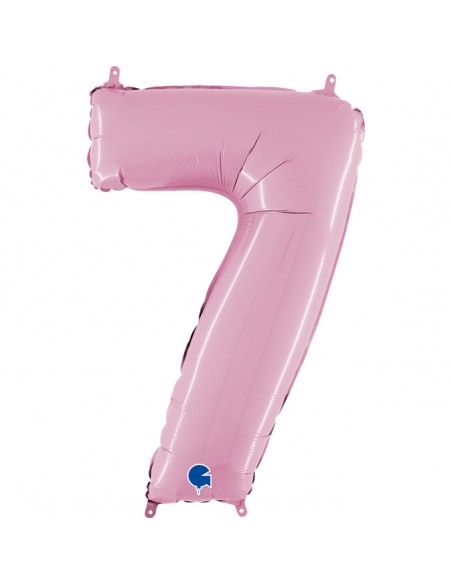 Globo 26" Mylar ROSA pastel N. "7" GRABO
