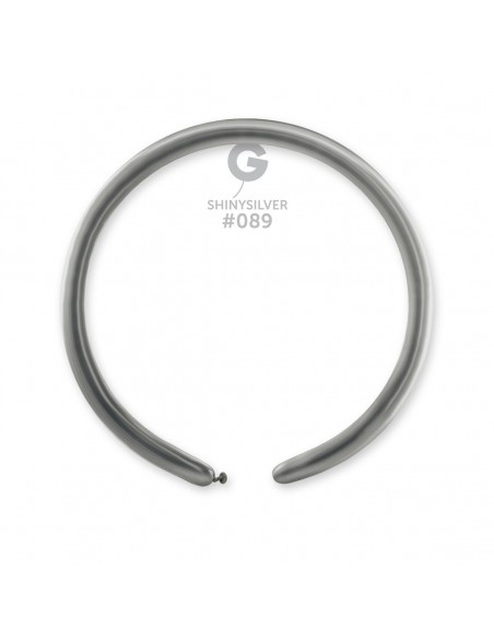 Gemar Shiny Modelling 2,5cm / 1"  SHINY SILVER DB2-089  50 UNIDADES...