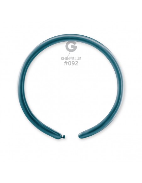 Gemar Shiny Modelling 2,5cm / 1"SHINY BLUE DB2-092 50 UNIDADES GEMAR