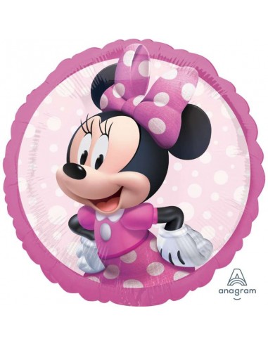 GLOBO 18"-45CM MYLAR MINNIE  MOUSE FUCSIA