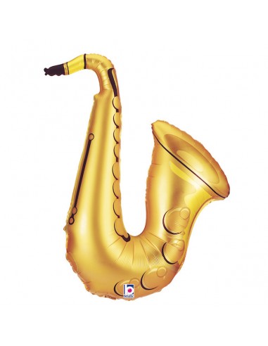 GLOBO 37" MYLAR SUPER SHAPE SAXOPHONE