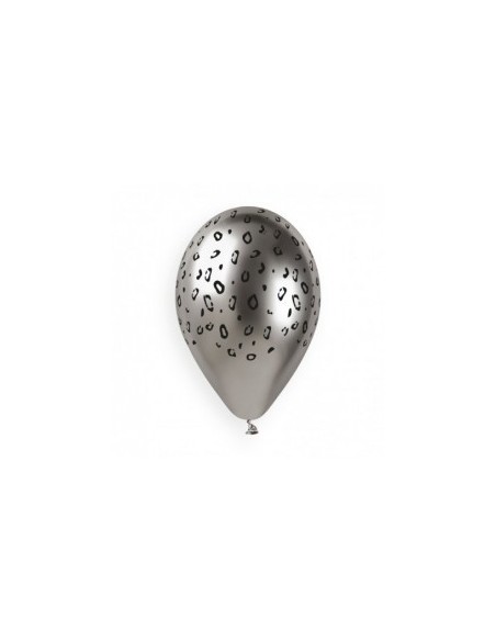 Globo 13" Shiny Mixto Safari Animal Print 25 pz GEMAR