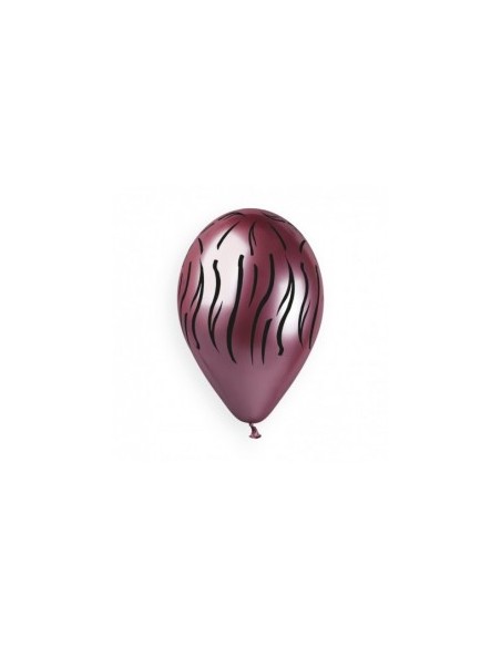 Globo 13" Shiny Mixto Safari Animal Print 25 pz GEMAR