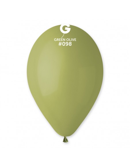 Gemar Naturals 26cm / 10" - G90  Green Olive 098 - 100pz GEMAR