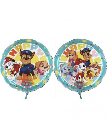 GLOBO MYLAR 18"/45cm. PAW PATROL GRABO