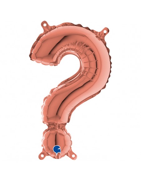 GLOBO 14" MYLAR SIMBOLO ? ROSE GOLD GRABO