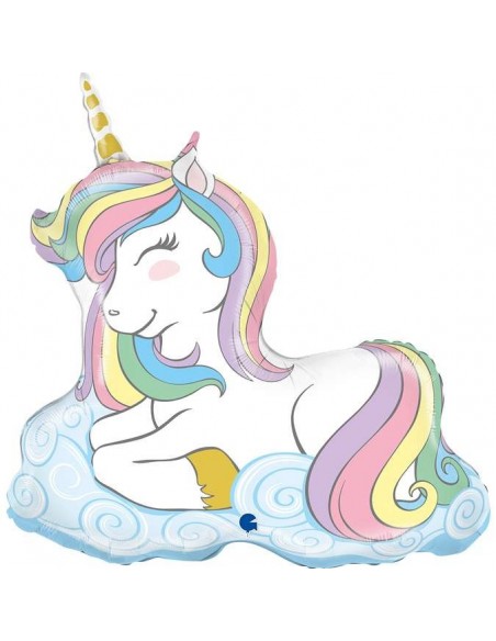 Globo 39" Super Shape Unicornio "Macaron Unicorn"