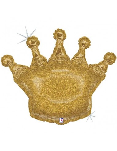 Globo 36" Super Shape Corona Oro "Glittering Crown"