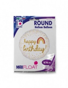 Globo 18" Mylar HAPPY BIRTHDAY BOHO BIRTHDAY GRABO 2