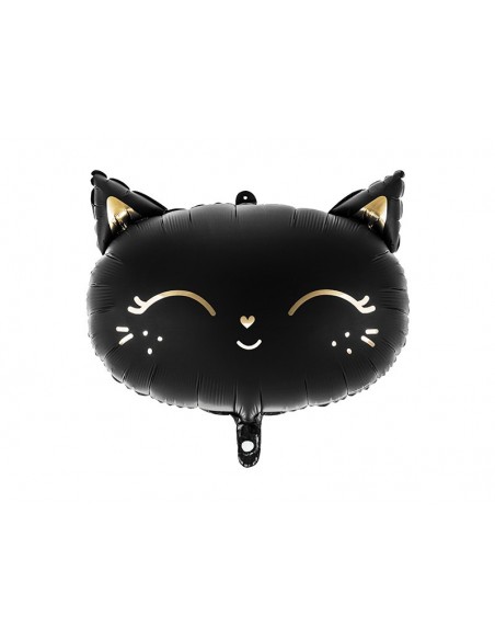 Globo19" Mylar Mini shape Gato Negro. WOW POPS