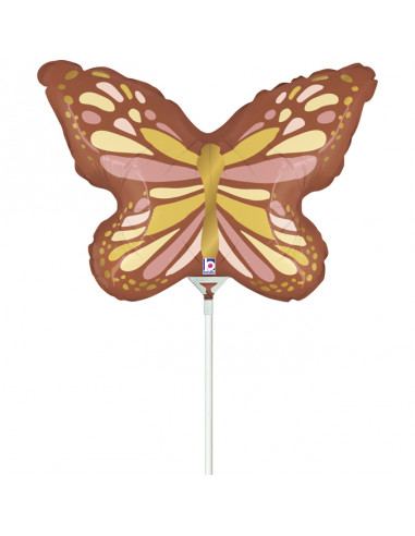 Globo 14" Mylar Mini Shape 19174 Mini Boho Butterfly