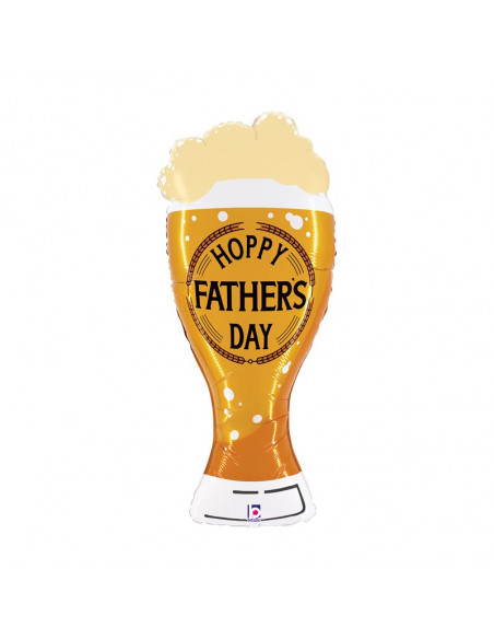 Globo 39" Mylar Super Shape Father's Day Beer GRABO