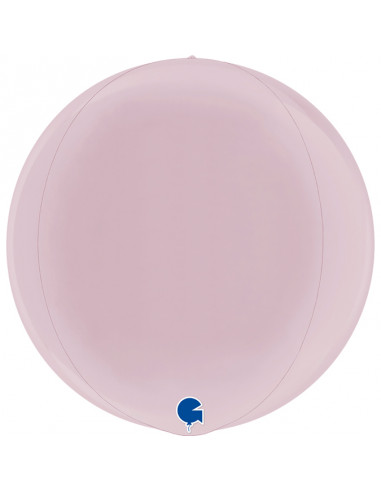 GLOBO 15" ESFERA PASTEL PINK 4D