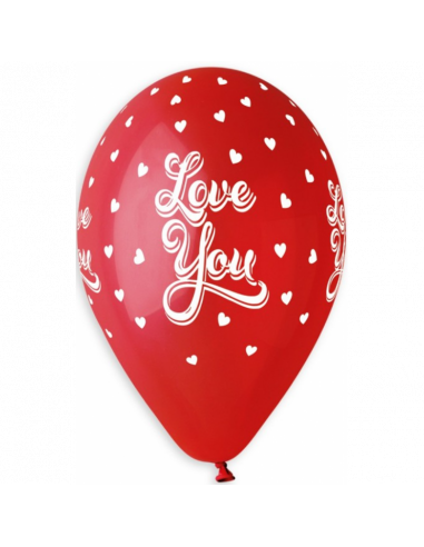 Gemar Standard 13" -33cm   I Love You GS120- 945027  50pz