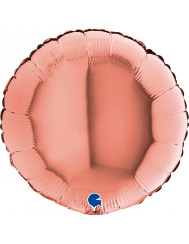 Globo 18" mylar Round  Rose Gold