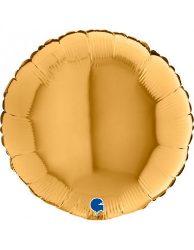 Globo 18" mylar Round  Gold 8102G