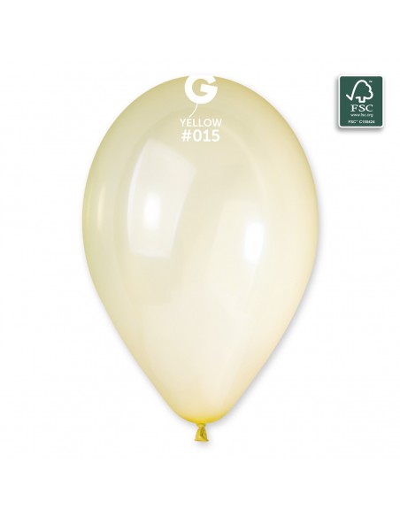 Gemar CRYSTAL RAINBOW 33cm / 13" - Yellow 015 - G120 - 50pcs GEMAR