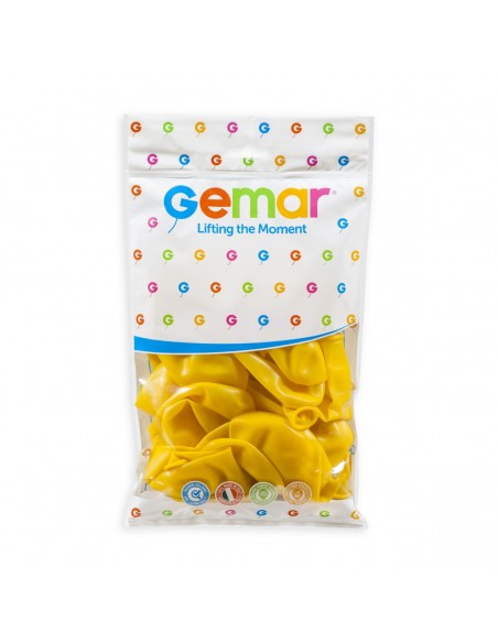 Gemar CRYSTAL RAINBOW 33cm / 13" - Yellow 015 - G120 - 50pcs GEMAR
