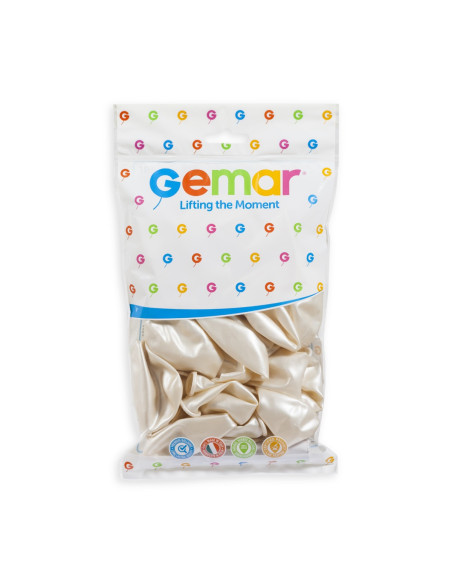 Gemar Metallic 33cm / 13" - Pearl 028 - GM120 - 50pcs GEMAR