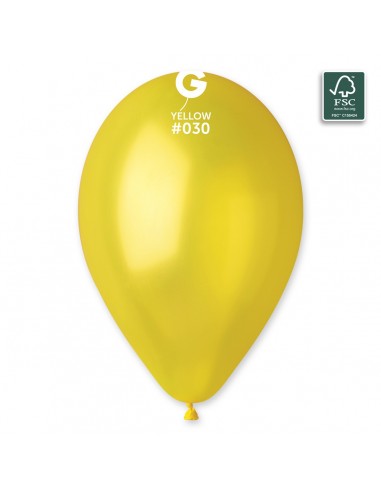 Gemar Metallic 33cm / 13" - Yellow 030 - GM120 - 50pcs