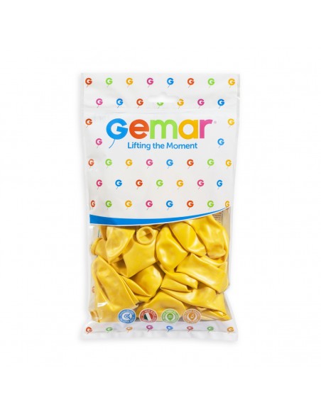 Gemar Metallic 33cm / 13" - Baby Yellow 056 - GM120 - 50pcs GEMAR