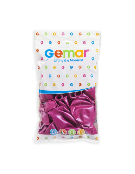 Gemar Metallic 33cm / 13" - Fuchsia 064 - GM120 - 50pcs GEMAR