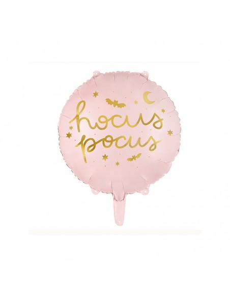 Globo 18" mylar Rosa "Hocus Pocus" Party Deco