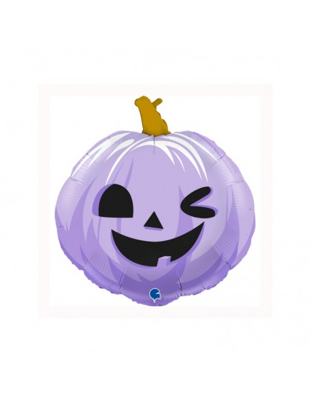 Globo 22" 56cm   Funny Calabaza Lilac 1 pz