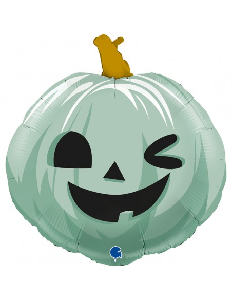 Globo 22" 56cm  Funny Calabaza Verde 1 pz GRABO