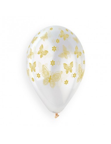 Gemar Print 1058 Golden Butterflies - 33cm / 13" - G120 - 50pcs