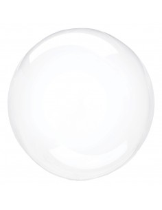 GLOBO BURBUJA TRANSPARENTE 24" - 60 CM 1 UNIDAD BOBO BALLOONS
