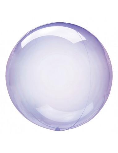 BURBUJA CRYSTAL PURPLE 18" 46 CM 1 UNIDAD