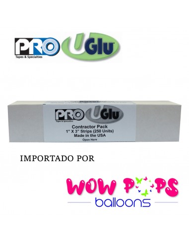 UGLU DASHES STRIPS 1" X 3"   2,5CM  x 7,5 CM  50 UNIDADES