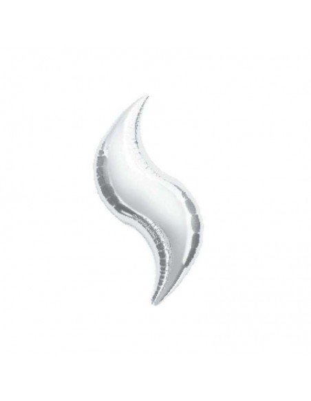 Globo Cola de Sirena18" Silver 1 Unidad KALEIDOSCOPE