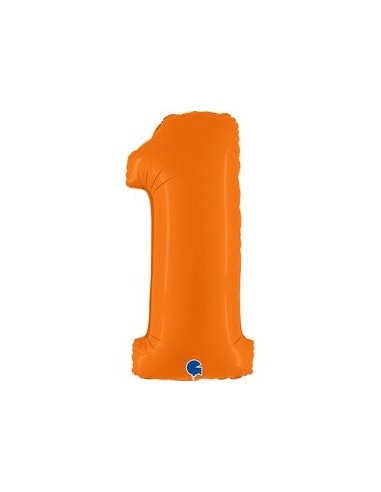 Number 1 Matte Orange 40inc