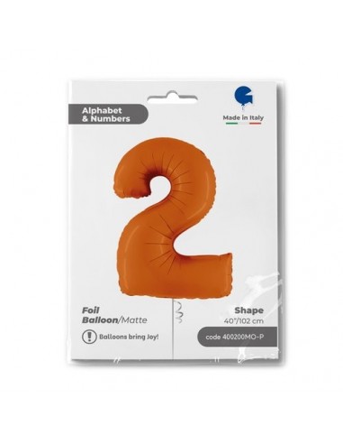 Number 2 Matte Orange 40inc GRABO